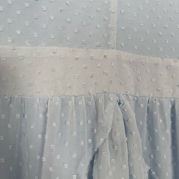 ShowPo Cirilla Blue Polka Dot Mini Tie Dress Size: 6 - Picture 5 of 7